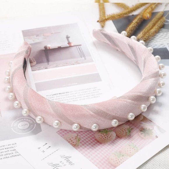 6 Pack Velvet Sponge Thick Hairbands Wide Headband main image 6